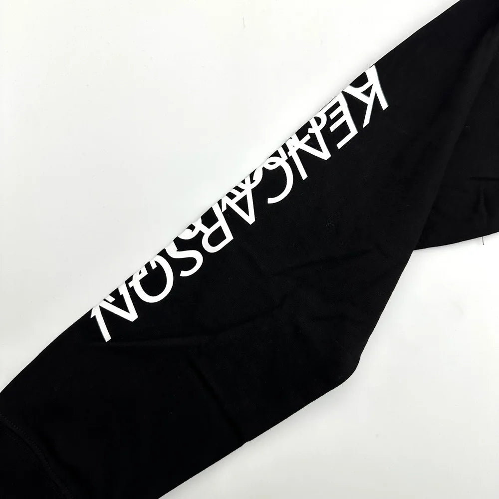 Black Statement Bold Print Graphic Tee
