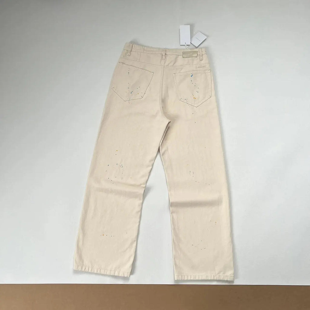Charcoal Twisted Waist Ink Cargo Pants