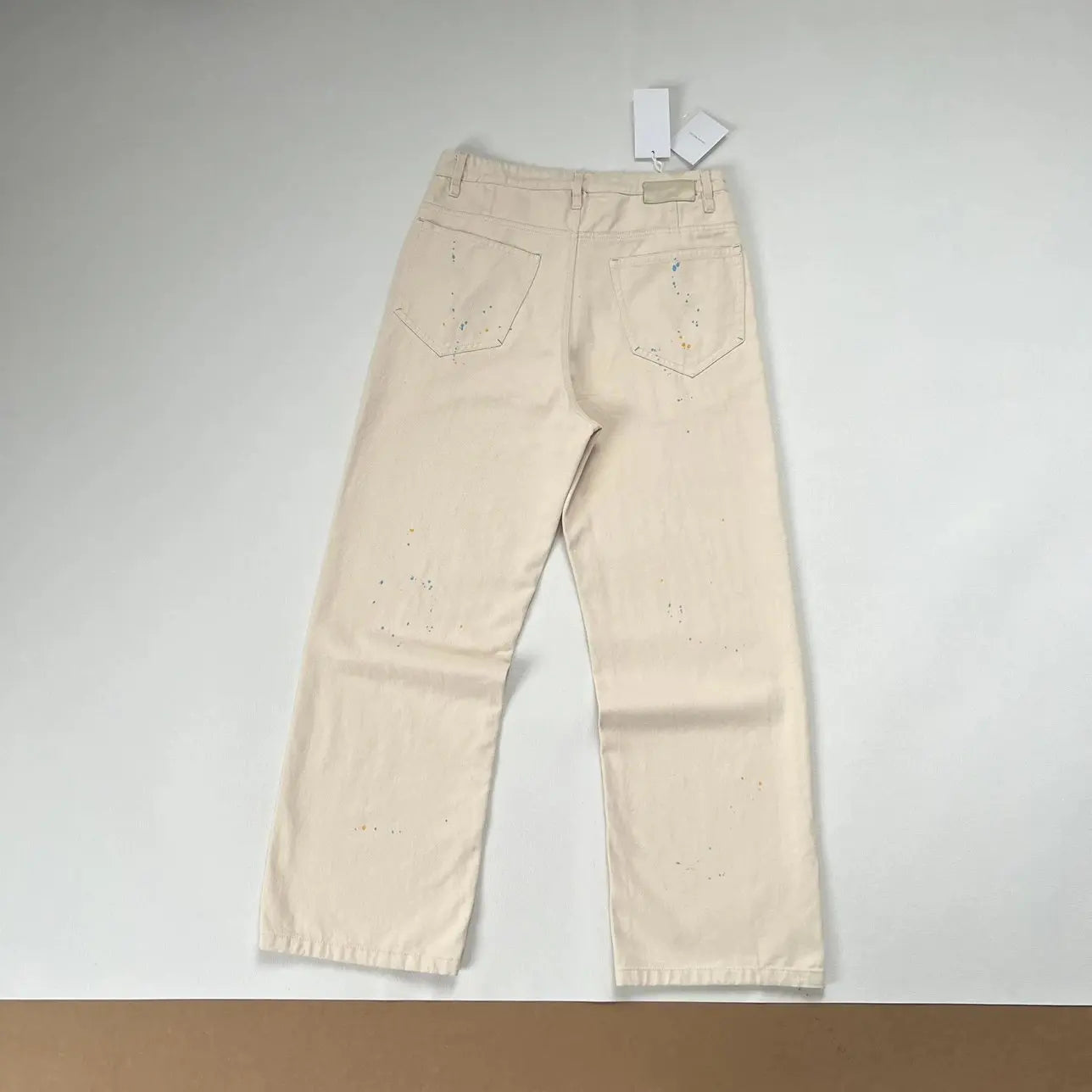 Charcoal Twisted Waist Ink Cargo Pants