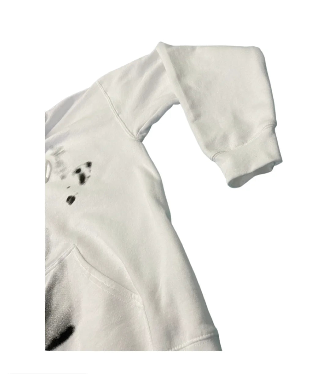 White Face Cat Graphic Hoodie