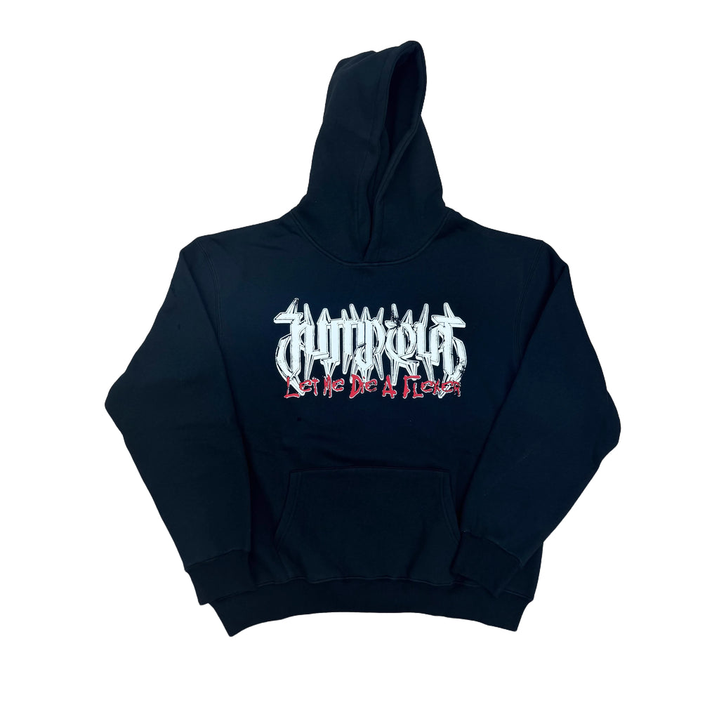 Black Jumpout Let Die Graphic Hoodie