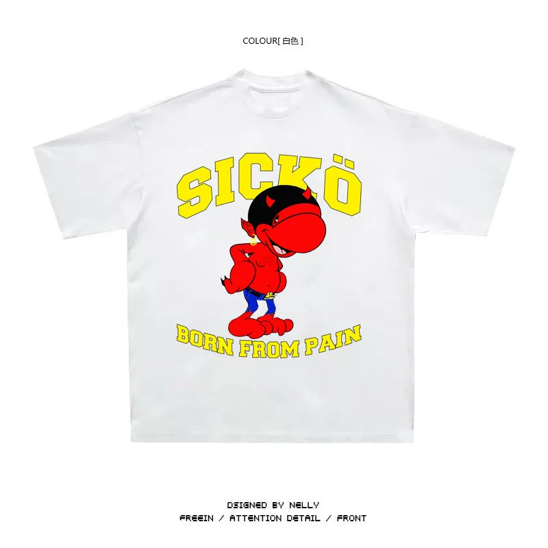 Baby Green Born Pain Graphic Tee