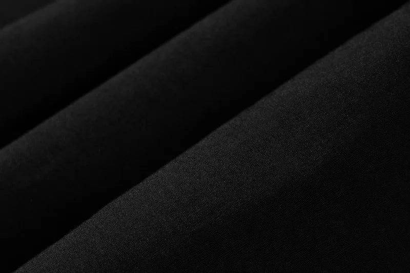 Black Tactical Bold Print Cargo Pants