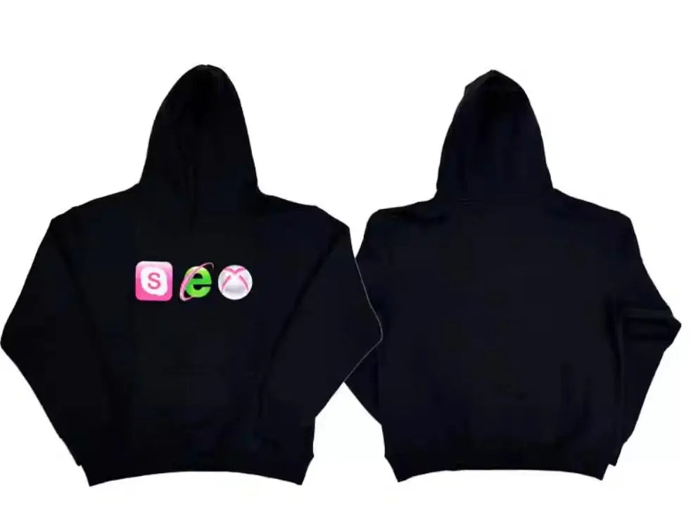 Black Sex Preciate Graphic Hoodie