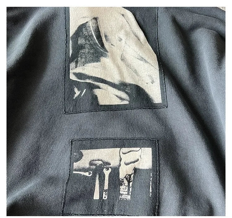 White Material Girl Complex Graphic Hoodie