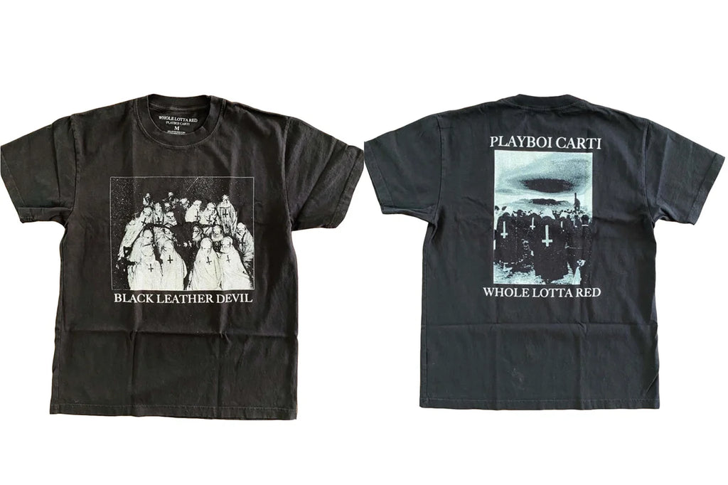 Black Distressed Graphic Tee