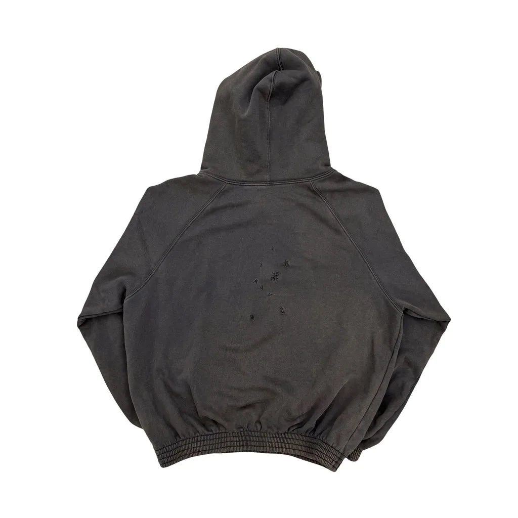 Charcoal Knight Graphic Zip Hoodie